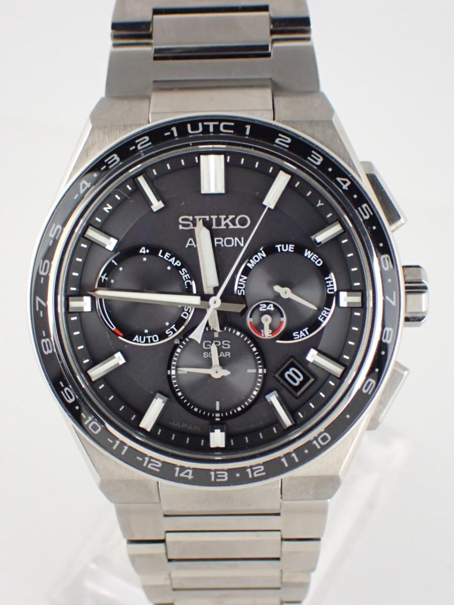 セイコー アストロン SBXC111 ブラック 42mm径、メンズ(AA※中古美品)