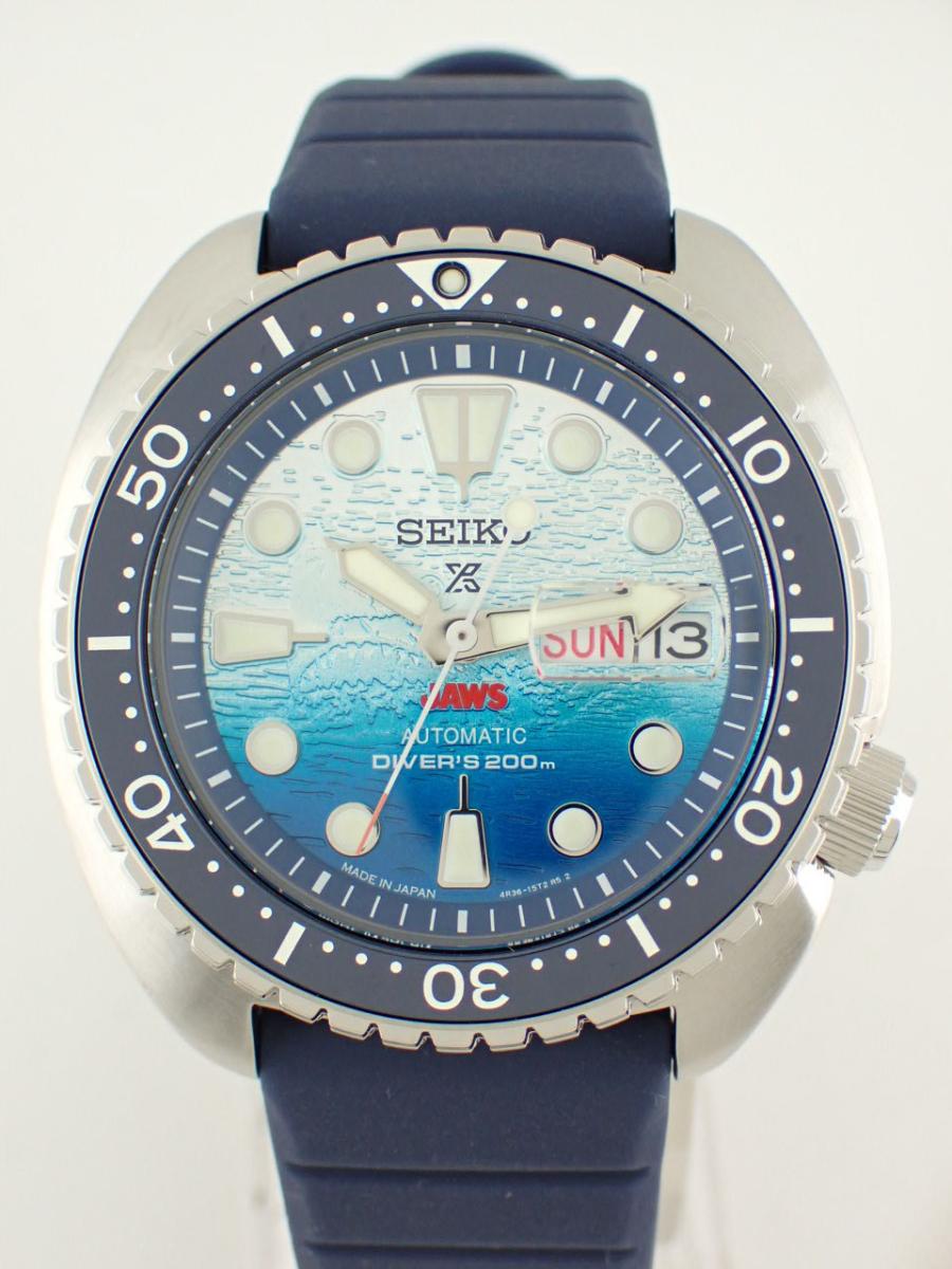 セイコー プロスペックス SBDY137 シルバー、ブルー JAWS50周年記念モデル 45mm、ダイバースキューバ、数量限定(N※新品)