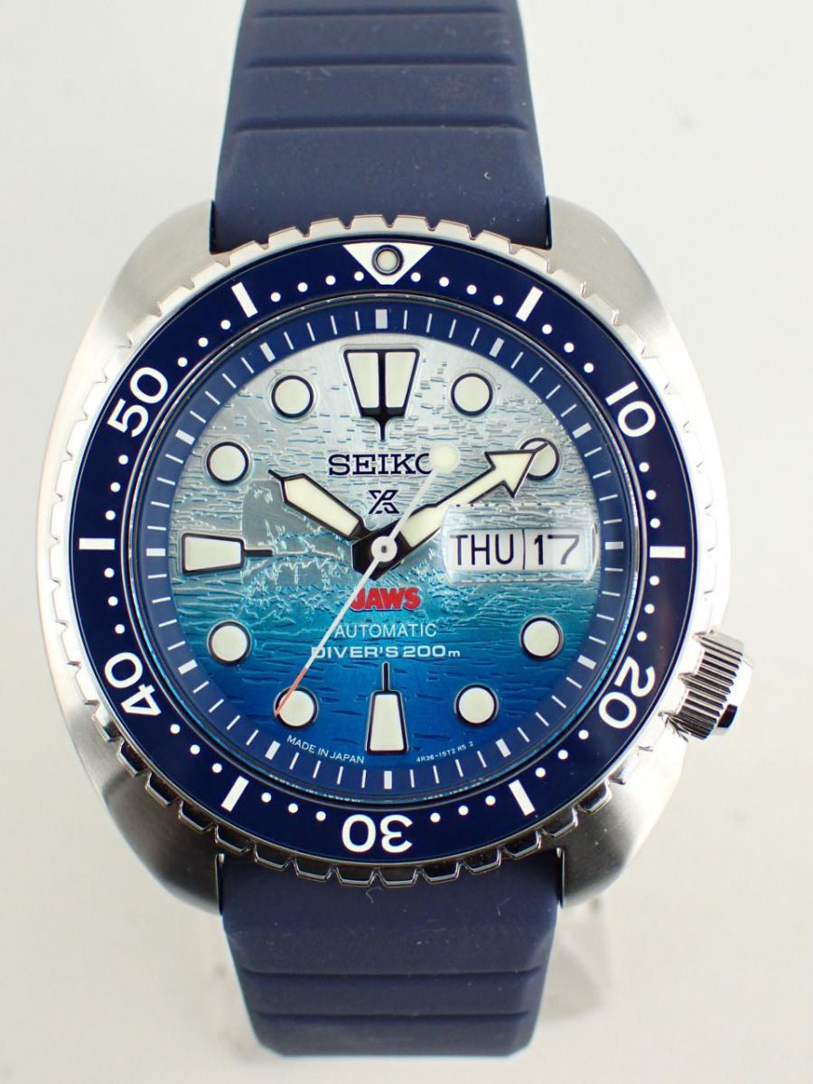 セイコー プロスペックス SBDY137 シルバー、ブルー JAWS50周年記念モデル 45mm、ダイバースキューバ、数量限定(N※新品)