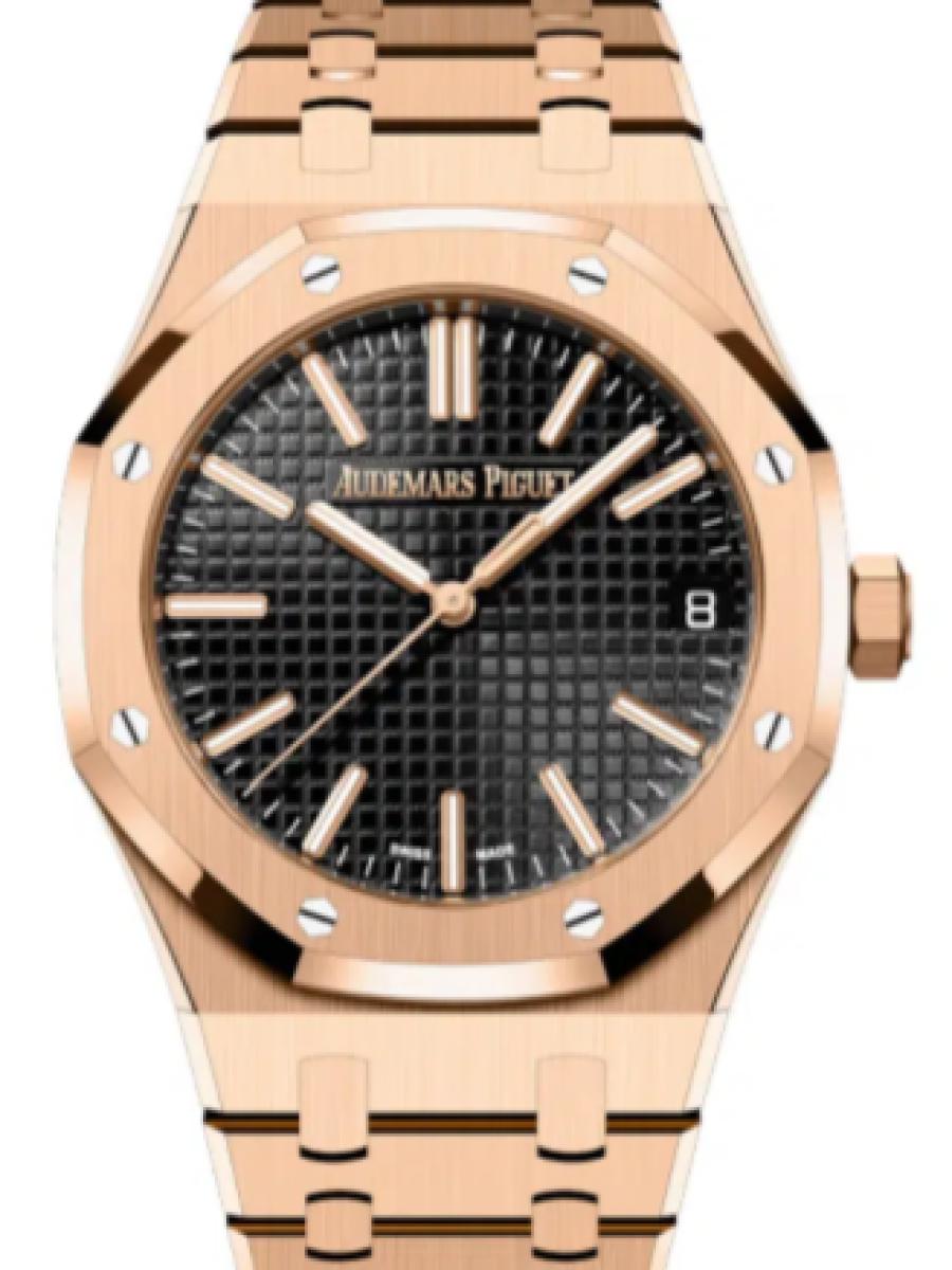 オーデマピゲ ロイヤルオーク 15510OR.OO.1320OR.04 ブラック オートマティック　ブラックダイヤル　グランドタペストリー　デイト表示 メンズ　41ｍｍ　キャリバー4302(新品未使用)