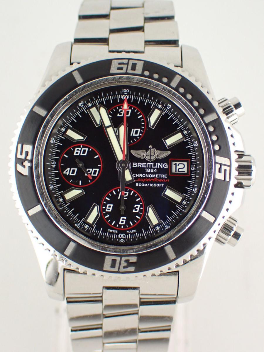 ブライトリング スーパーオーシャン A13341 ブラック Ref.A13341A8/BA81 44mm径、メンズ(AAA※新品仕上げ済み)