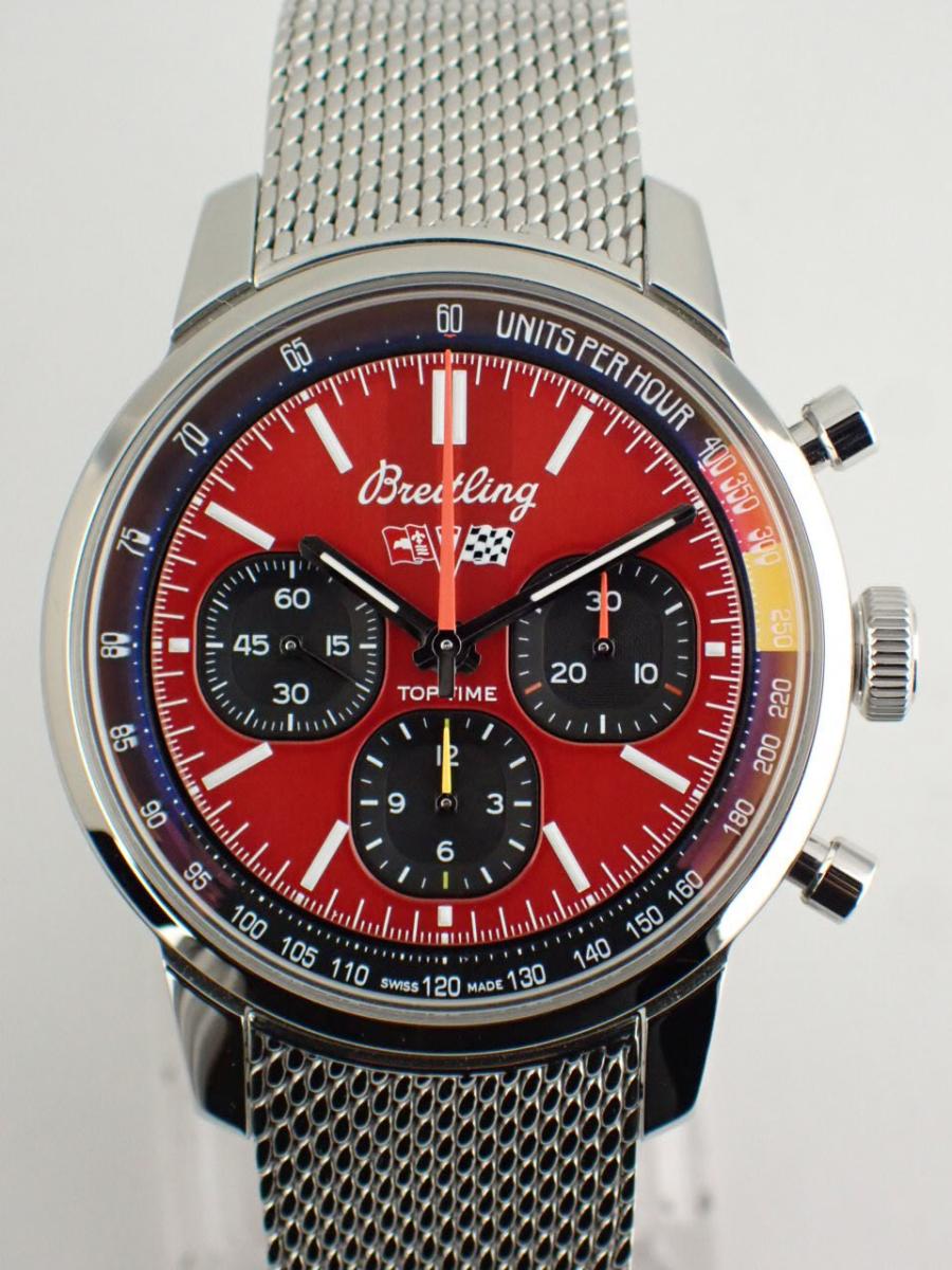 ブライトリング トップタイム AB01761A1K1A1 レッド、ブラック 41mm、クロノグラフ、ステンレスベルト(NS※新品)