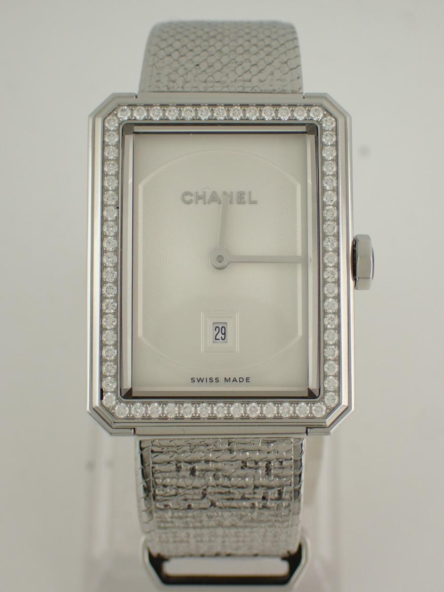 シャネル ボーイフレンド H6402 シルバー 26mm幅、レディース(A※傷あり中古)