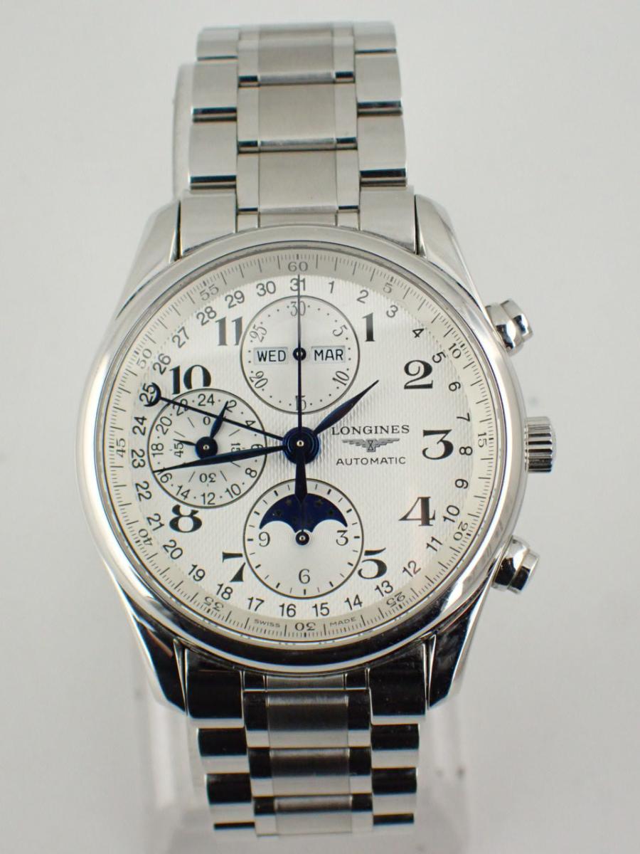 ロンジン マスターコレクション L2.673.4.51.6 シルバー 40mm径、メンズ(AAA※新品仕上げ済み)