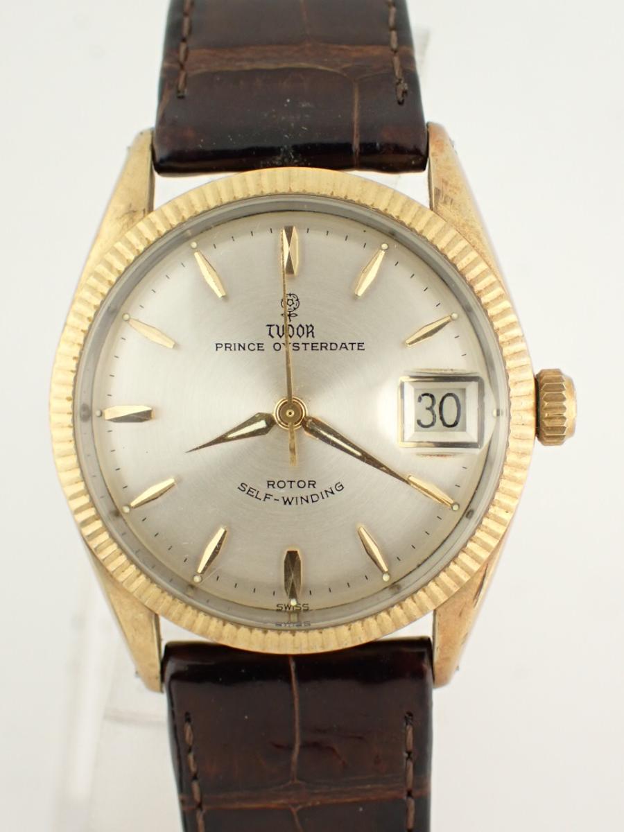 チューダー アンティーク 型番不明 シルバー系 Ref.7964 34mm径、メンズ(A※傷あり中古)