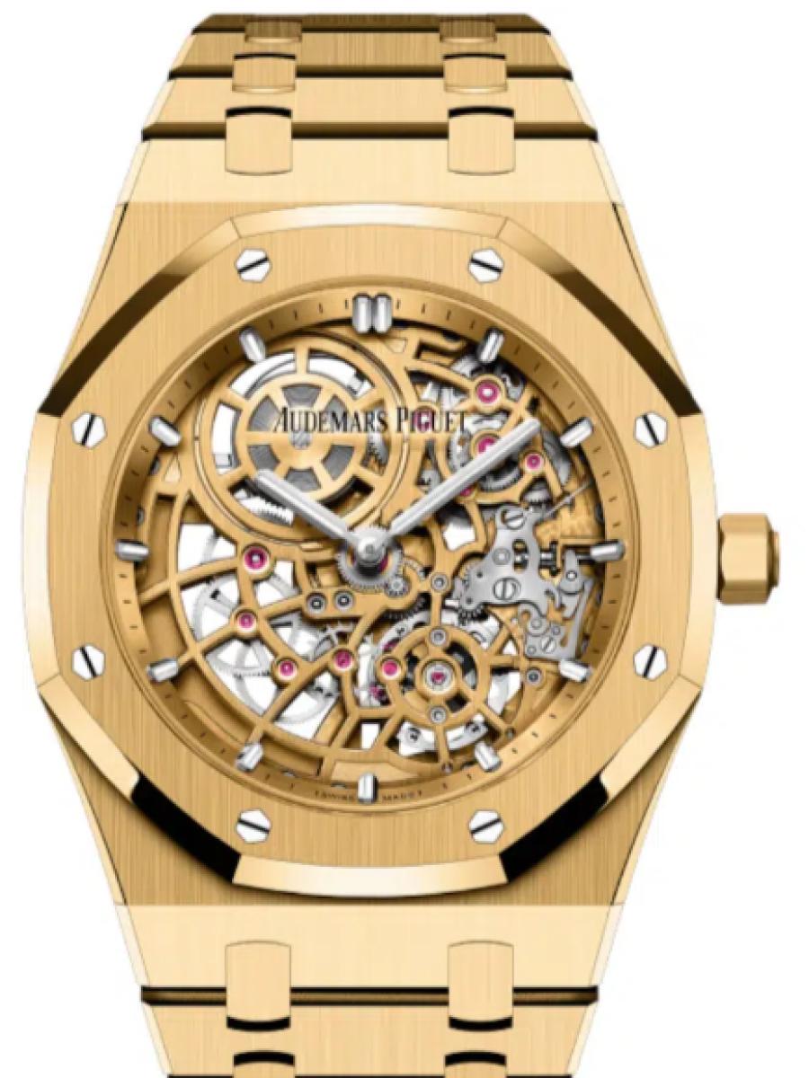 オーデマピゲ ロイヤルオーク 16204BA.OO.1240BA.01 スケルトン 「ジャンボ」エクストラ シン オープンワーク　スケルトン　 メンズ　レディース　39ｍｍ　キャリバー7124　パワーリザーブ52時間(新品未使用)