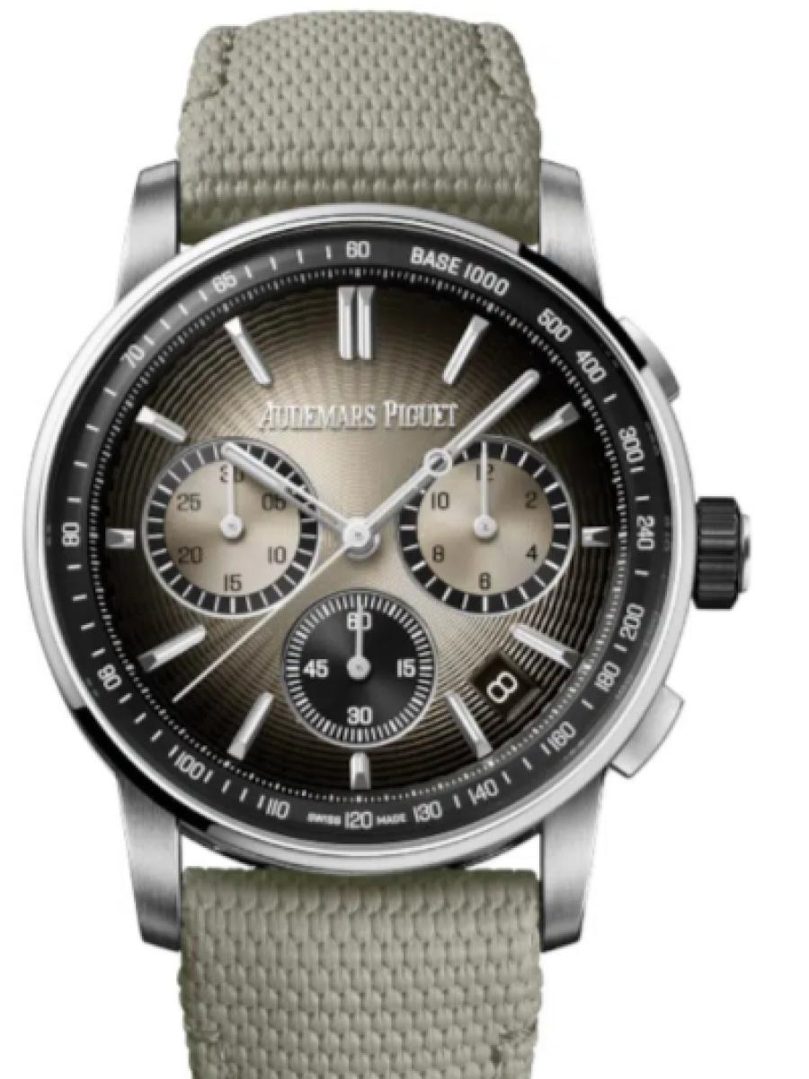 オーデマピゲ コード11.59 26393QT.OO.A064KB.01 スモークベージュ クロノグラフ　スモークベージュダイヤル　3カウンター　デイト表示 メンズ　41ｍｍ　キャリバー4401　パワーリザーブ70時間(新品未使用)