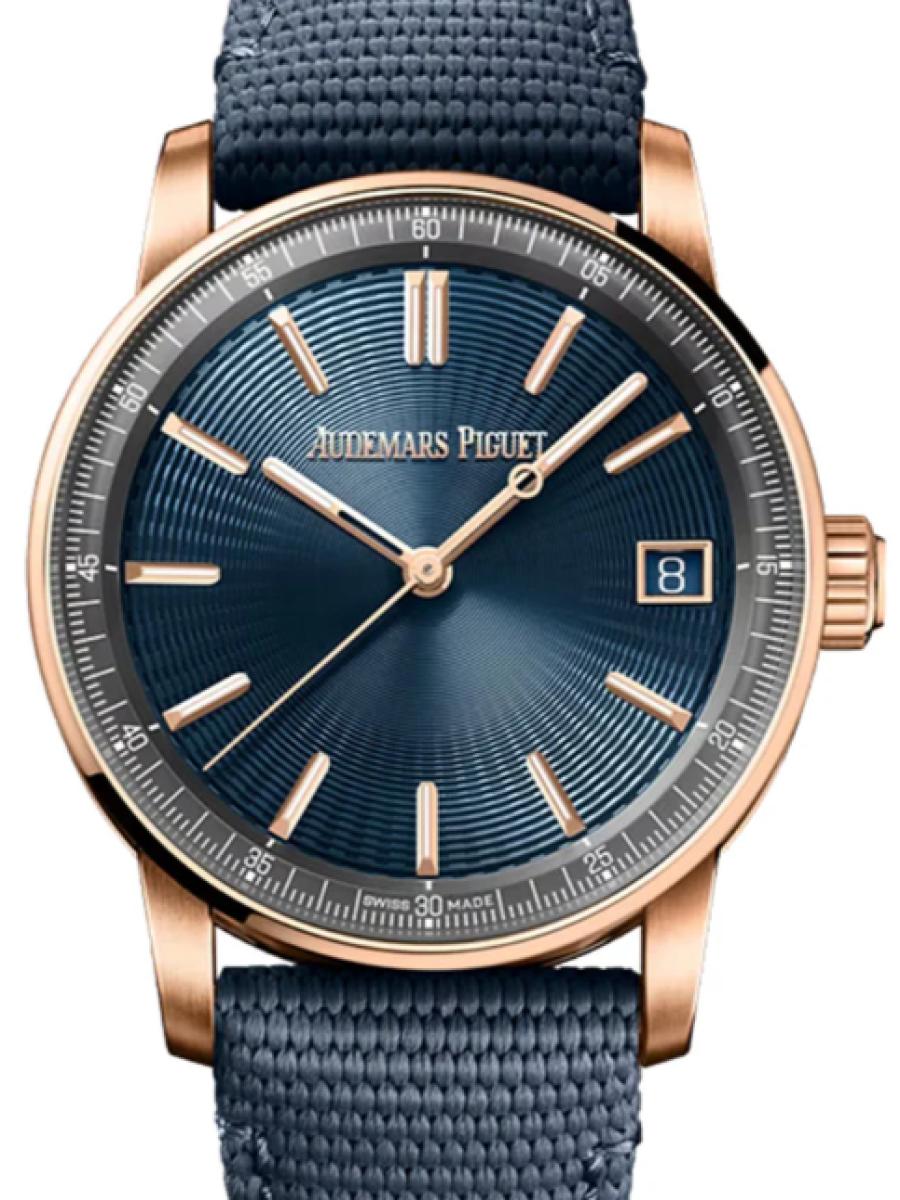 オーデマピゲ コード11.59 15210OR.OO.A348KB.01 ブルー オートマティック　ナイトブルーダイヤル　デイト表示 メンズ　レディース　41ｍｍ　キャリバー4302　ブルーラバー(新品未使用)