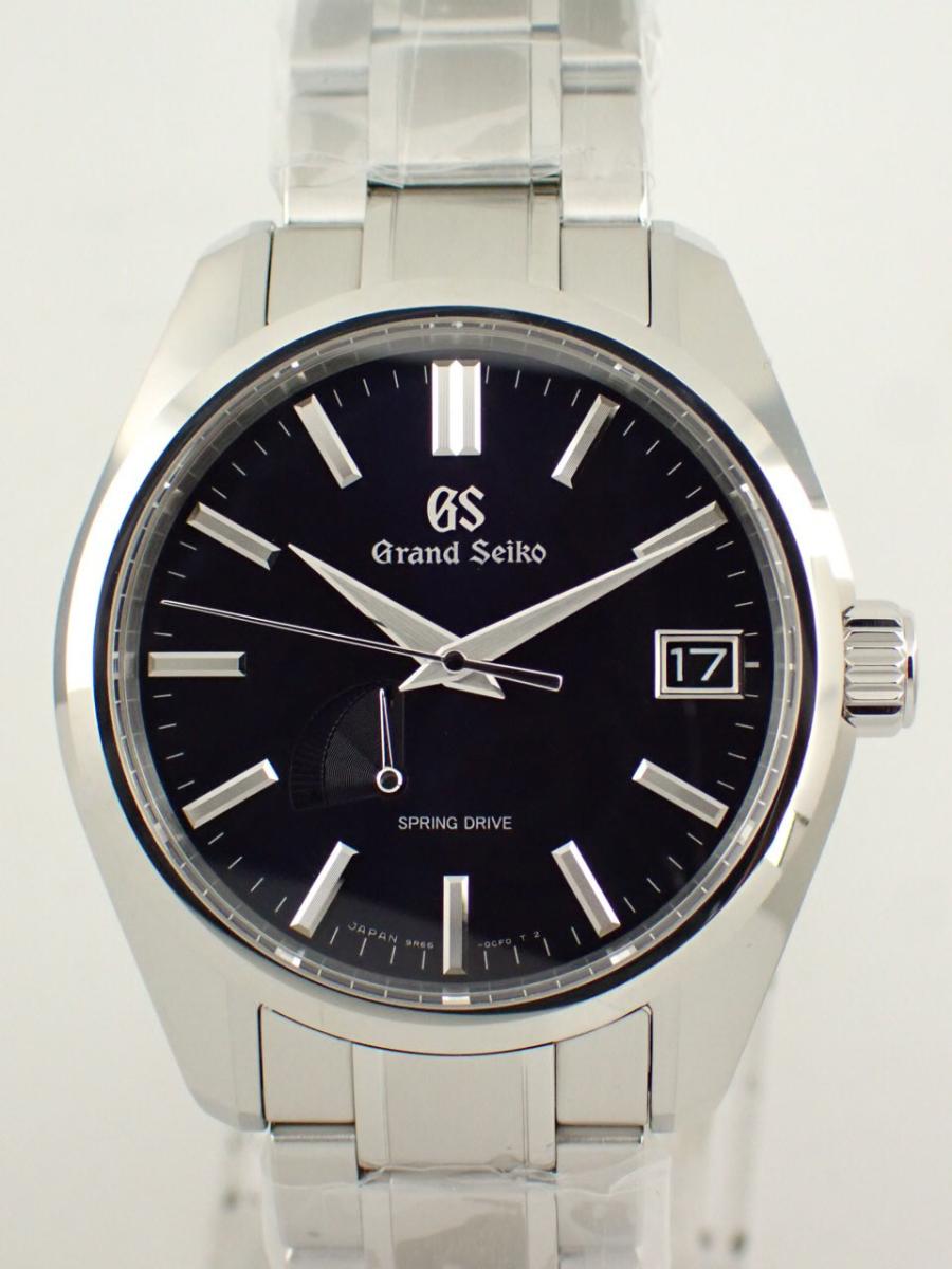 グランドセイコー スプリングドライブ SBGA375 ネイビー 40mm径、メンズ(NS※新品)