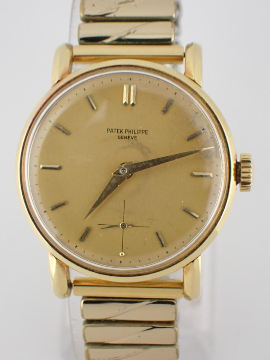 パテックフィリップ アンティーク 型番不明 ゴールド メンズ(B※経年劣化あり、傷多い)