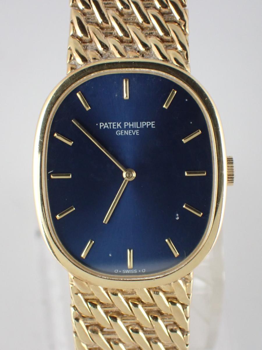 パテックフィリップ ゴールデンエリプス 3848/17G ブルー 27mm幅、メンズ(AA※きれいな中古)