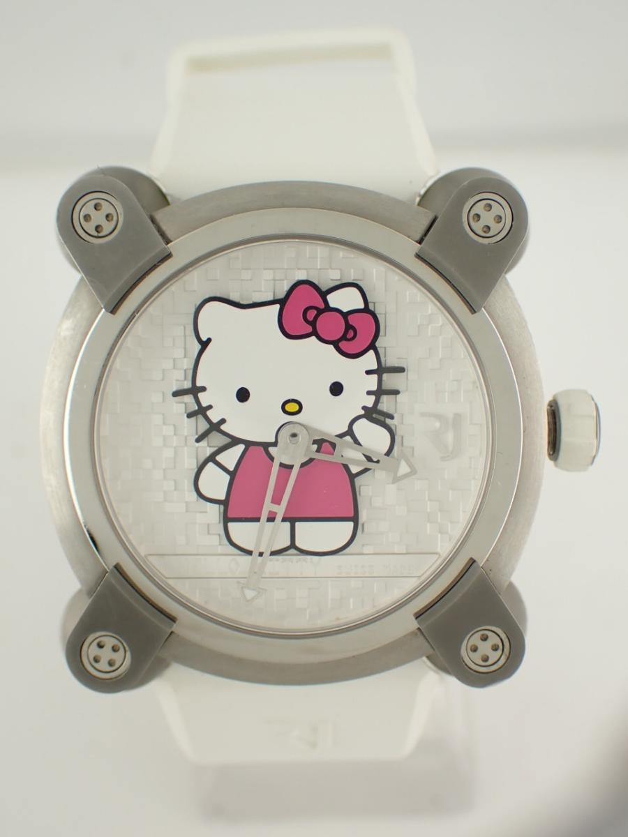 ロマンジェローム ハローキティ RJ.M.AU.IN.023.01 シルバー系 40mm径、メンズ、数量限定モデル(A※きれいな中古)