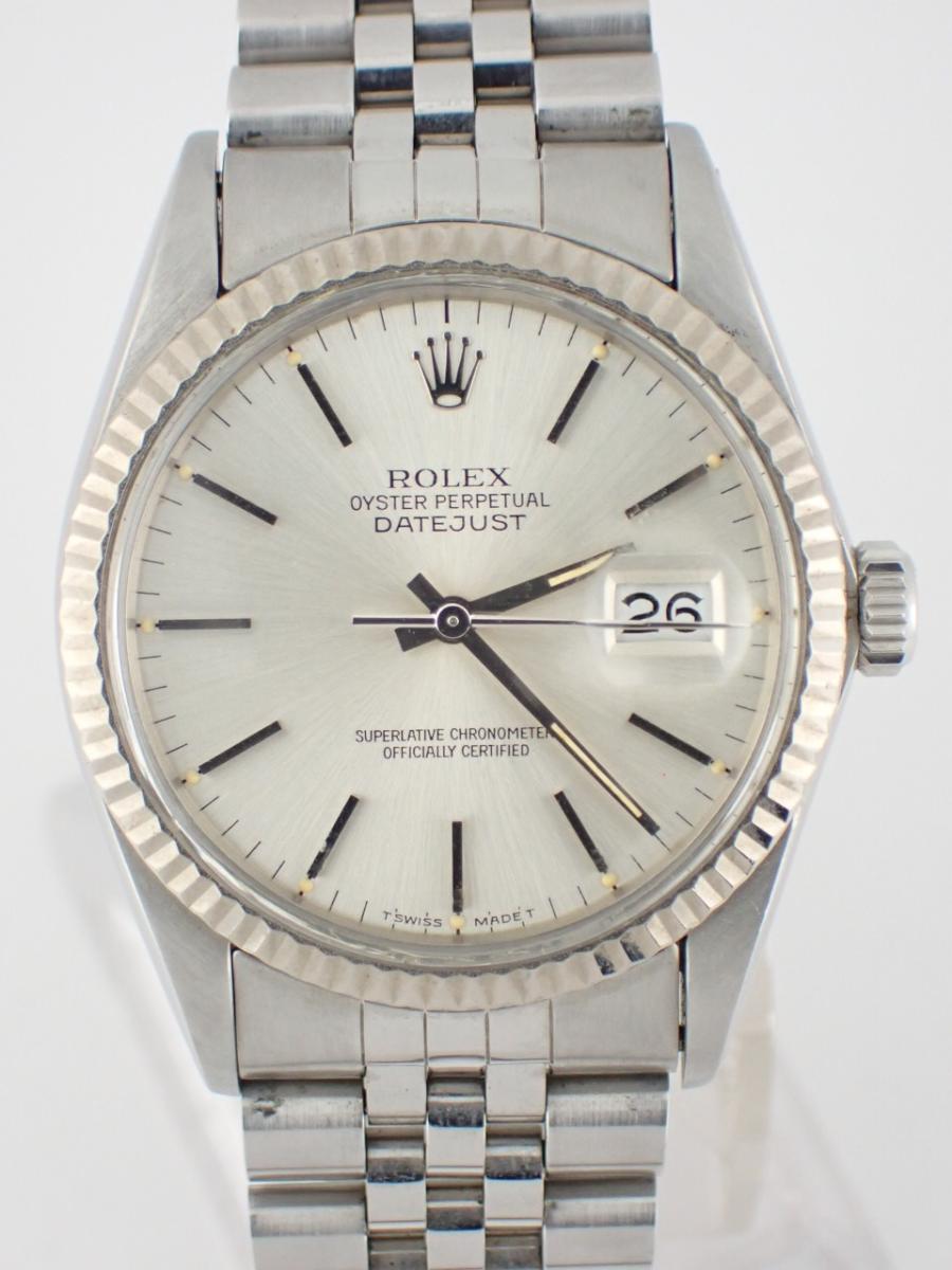 ロレックス デイトジャスト 16014 シルバー 36mm径、メンズ(AB※傷多い)
