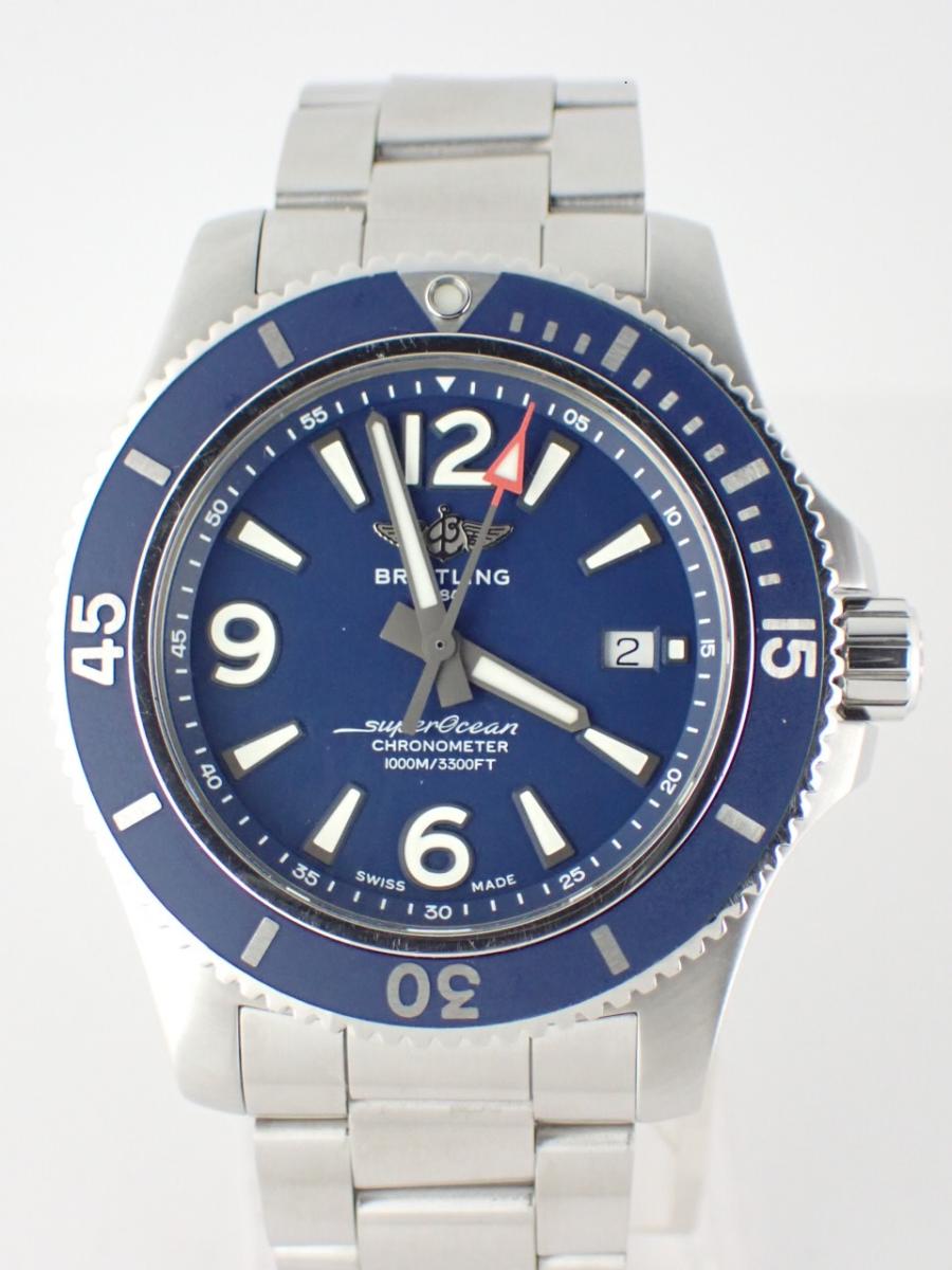 ブライトリング スーパーオーシャン A17367D81C1A1 ブルー 44mm径、メンズ(A※小傷あり)