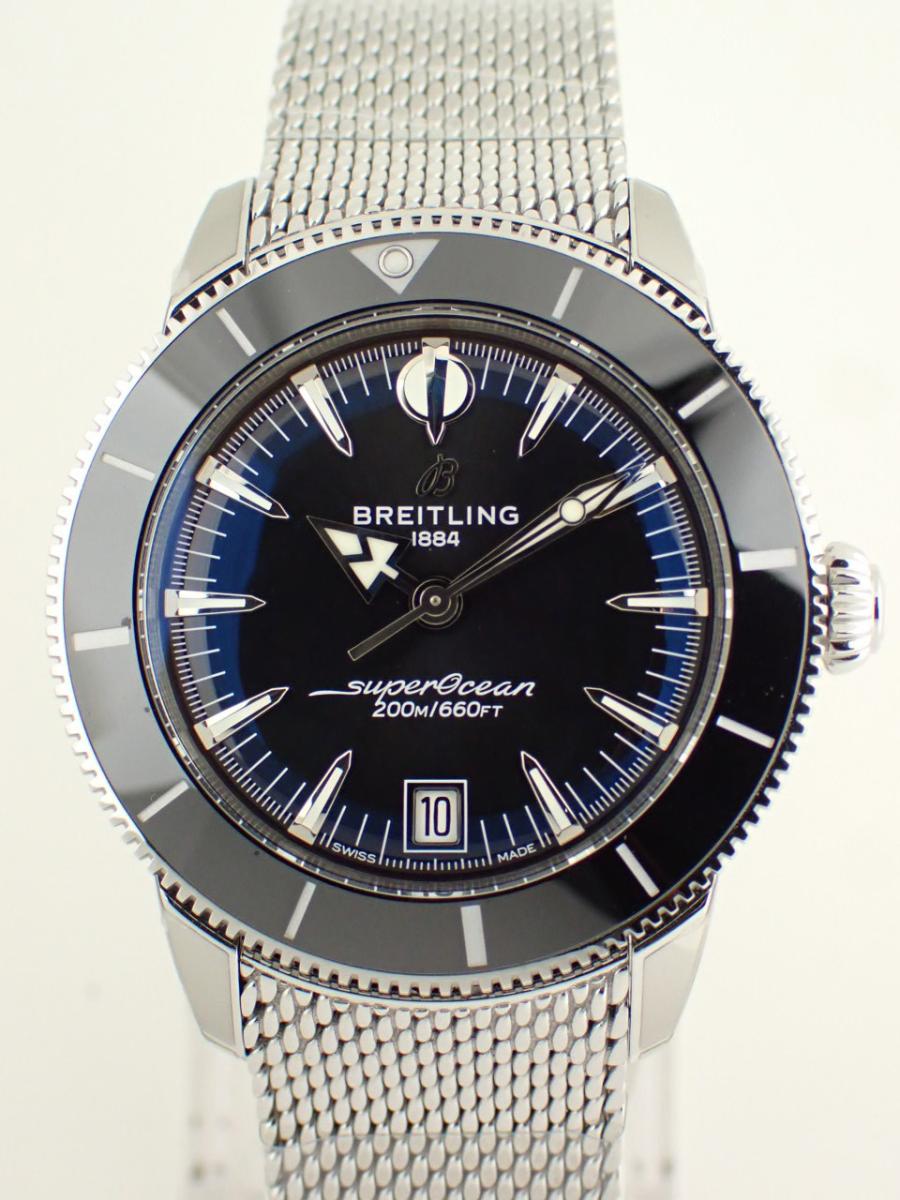 ブライトリング スーパーオーシャン AB3110241B1A1 ブラック 40mm、デイト、メンズ(NS※新品)