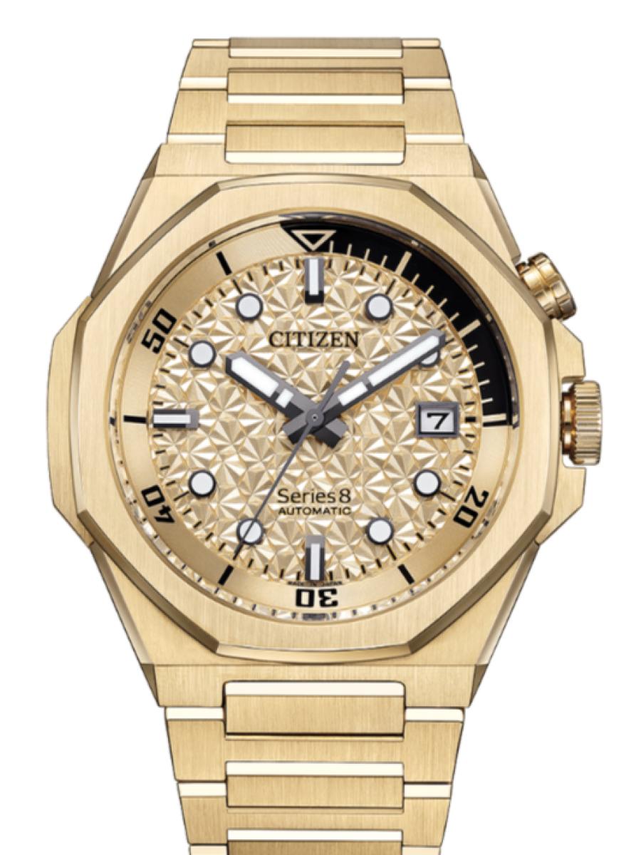 シチズン シリーズエイト NB6062-52P イエロー シリーズ8　世界限定1200本　デイト表示　ライトゴールドダイヤル　 メンズ　キャリバーNo.9051　42.6mm　(新品未使用)