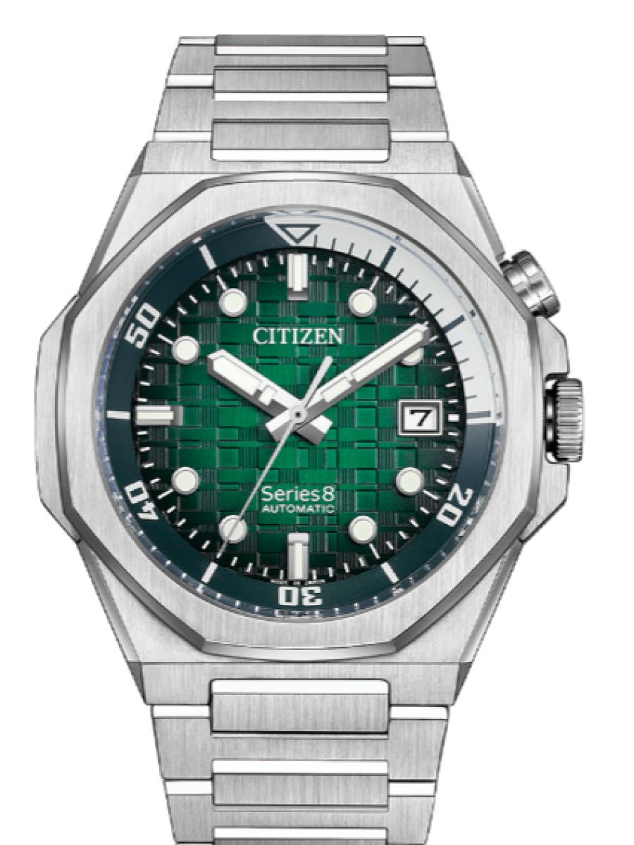 シチズン シリーズエイト NB6060-58X グリーン シリーズ8　グリーンダイヤル　デイト表示　 メンズ　キャリバーNo. 9051　(新品未使用)