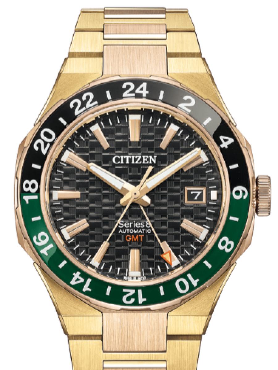 シチズン シリーズエイト NB6033-51E ブラック 880メカニカル　ブラックダイヤル　デイト表示　GMT機能　 メンズ　キャリバーNo. 9054　パワーリザーブ約50時間　41.0mm(新品未使用)