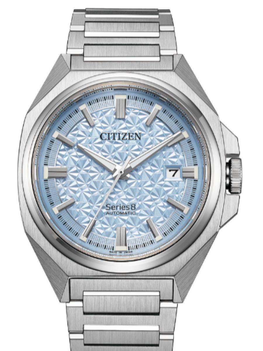 シチズン シリーズエイト NB6051-59L  アイスブルー 2025年発売モデル　世界限定1800本　数量限定モデル　デイト表示　 アイスブルーダイヤル メンズ　40.0mm　キャリバーNo. 9051　シースルーバック　(新品未使用)