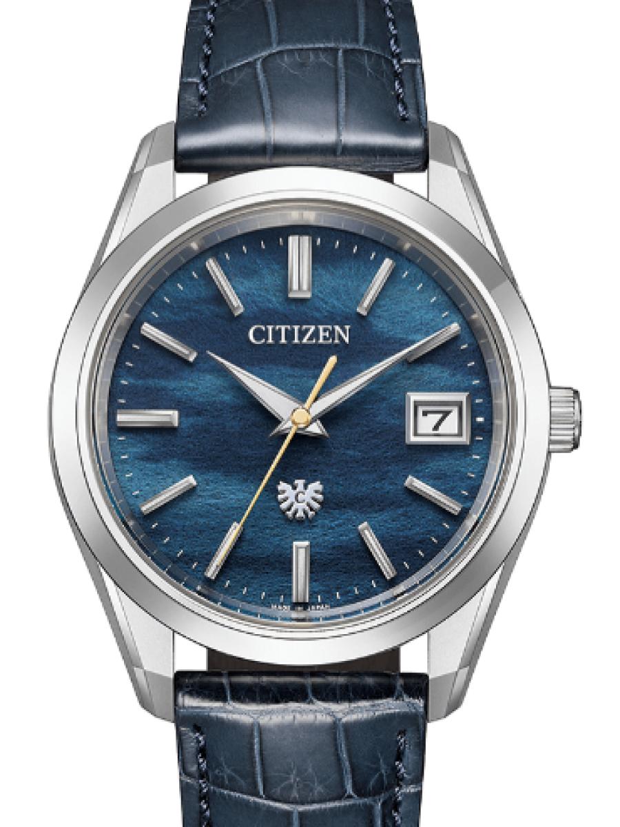 シチズン ザ・シチズン AQ4100-22L ブルー 30周年記念モデル　世界限定400本　数量限定モデル　藍染和紙ダイヤル　ブルーダイヤル　デイト表示　 メンズ　レディース　キャリバーNo. A060　 38.3mm　(新品未使用)