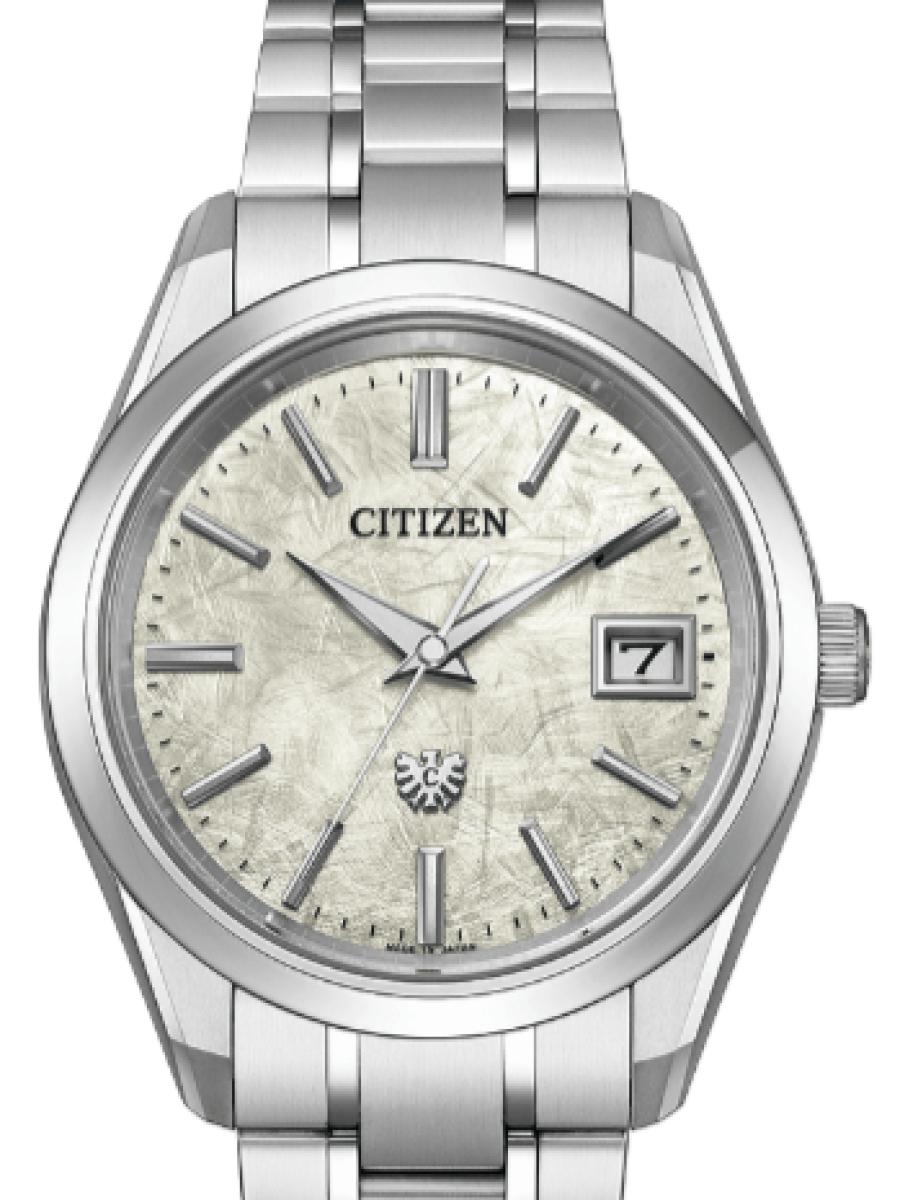 シチズン ザ・シチズン AQ4100-57C アイボリー 世界限定500本　アイボリーダイヤル　イーグルモチーフ　デイト表示 レディース　メンズ　ユニセックス　キャリバーNo. A060　38.3mm(新品未使用)