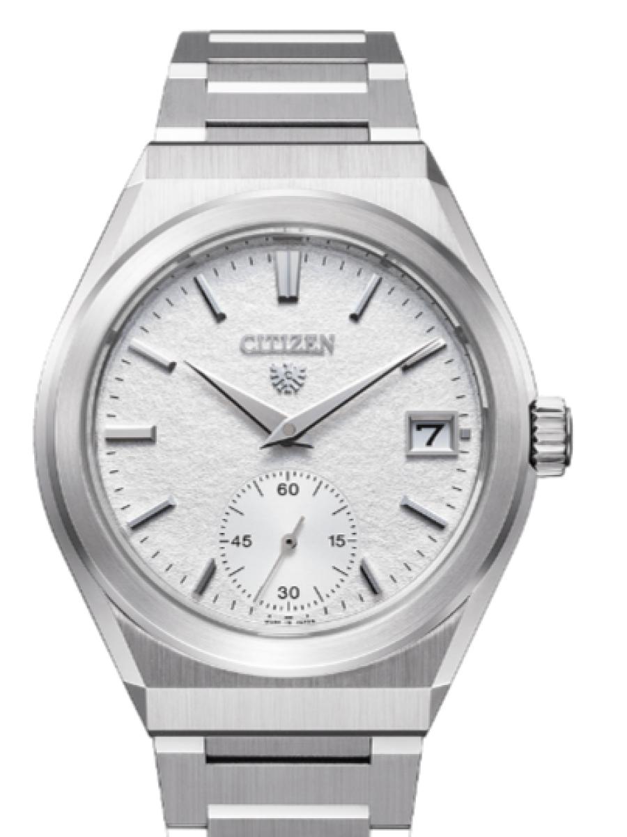 シチズン ザ・シチズン NC1001-58A ホワイト 特定店限定モデル　ホワイトダイアル　スモールセコンド　デイト表示 メンズ　40ｍｍ　キャリバーNo. 0210　 シースルーバック(新品未使用)