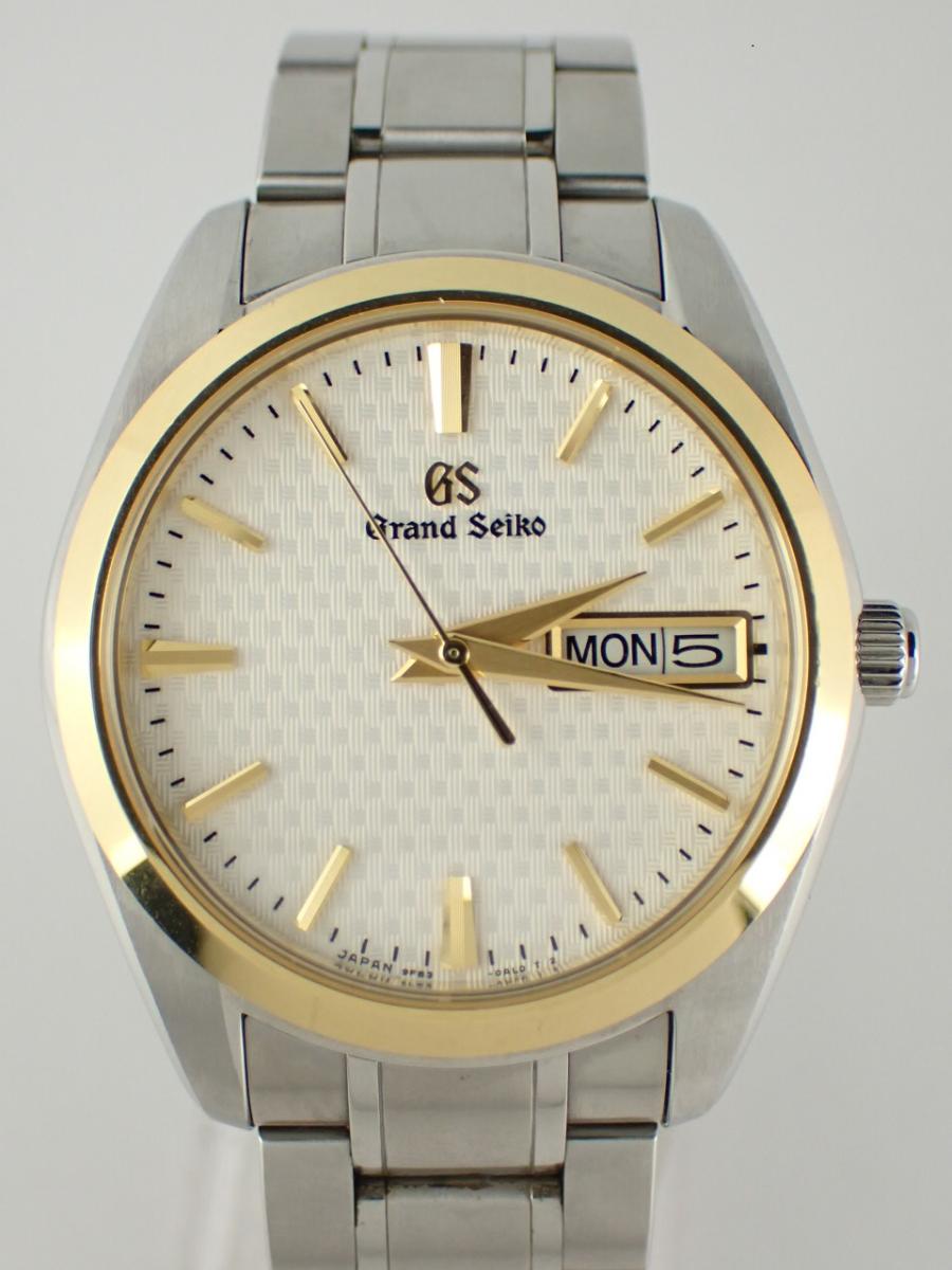 グランドセイコー 9Fクォーツ SBGT238 ホワイト系 37mm径、メンズ(A※小傷あり)