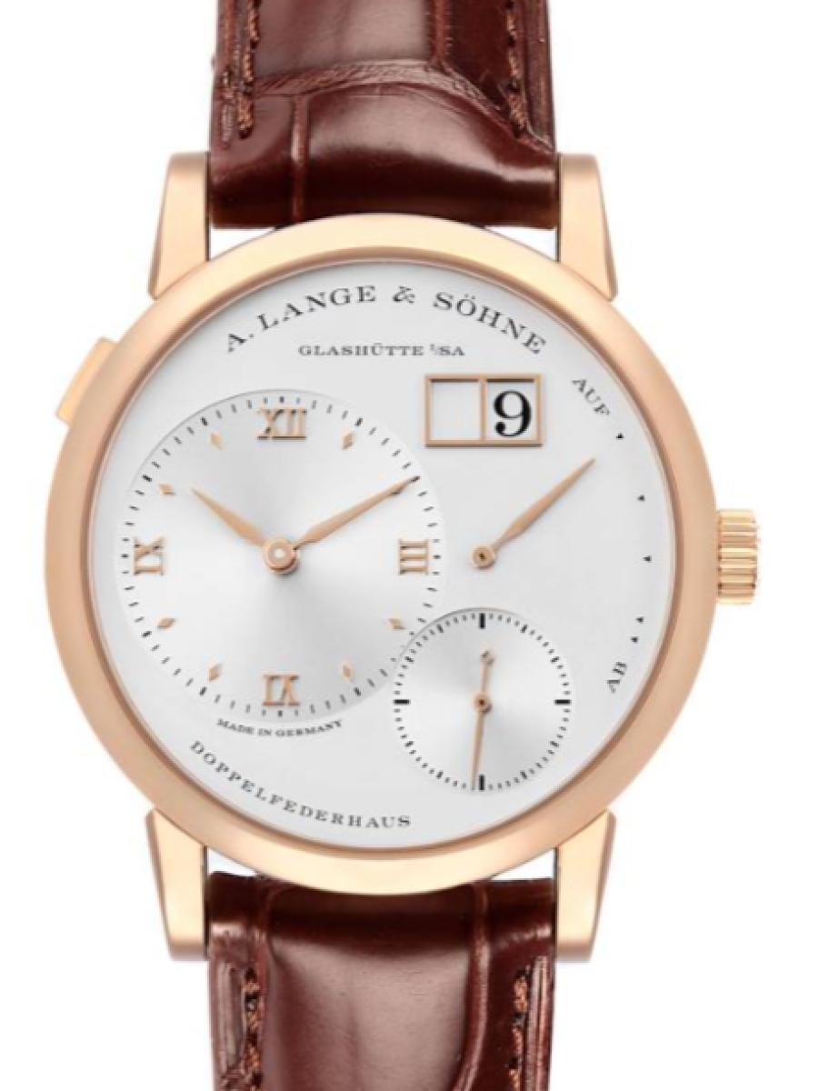 ランゲ＆ゾーネ ランゲ1 191.032 シルバー ピンクゴールド750　シルバーダイヤル　スモールセコンド　デイト表示 メンズ　ユニセックス　38.5 mm  パワーリザーブ 72 時間　シースルーバック(新品未使用)