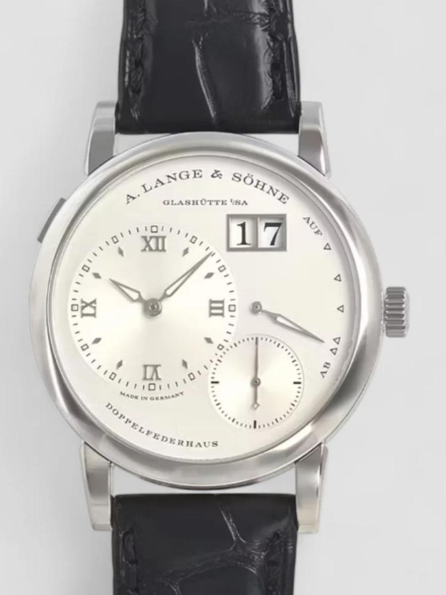 ランゲ＆ゾーネ ランゲ1 191.039 シルバー ホワイトゴールドモデルシルバーダイヤル　デイト表示　スモールセコンド ユニセックス　メンズ　38.5 mm　パワーリザーブ 72 時間　シースルーバック(新品未使用)