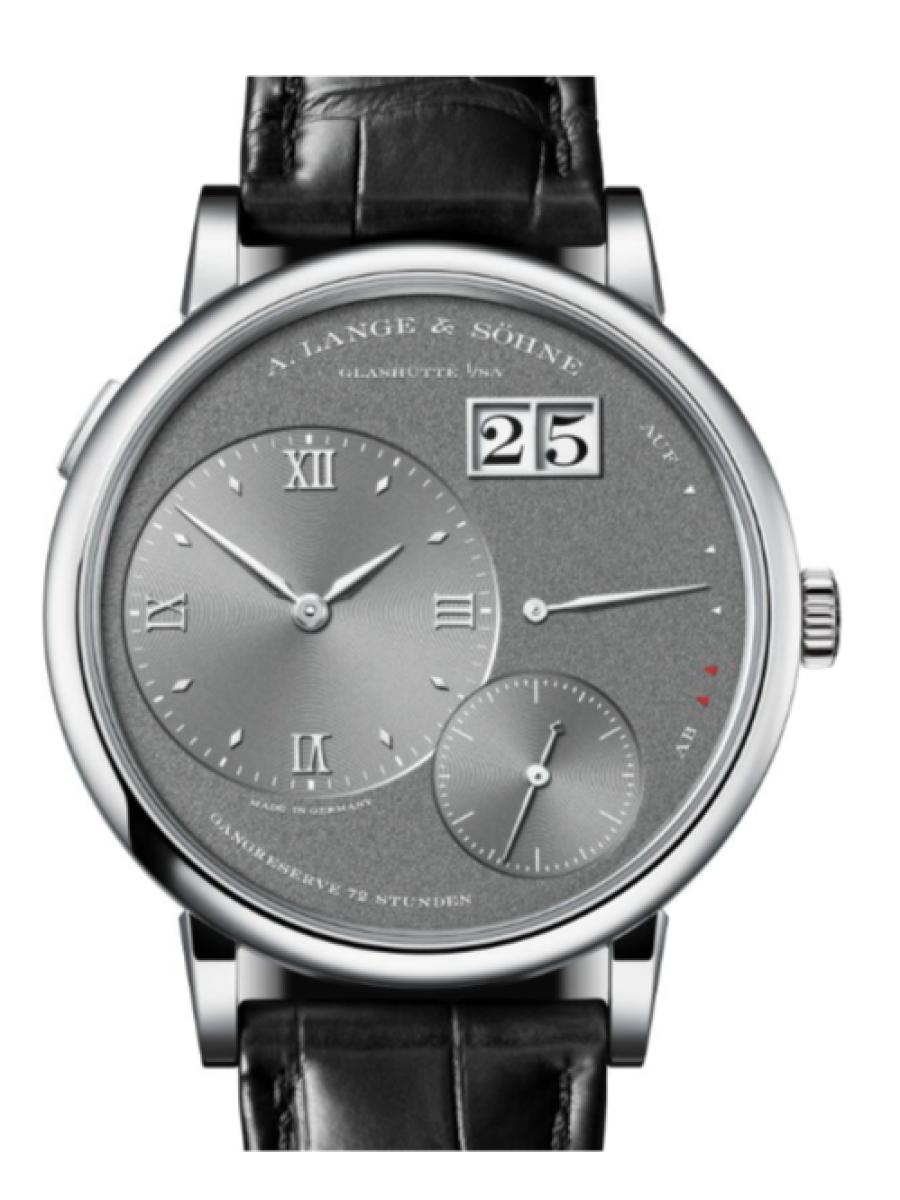 ランゲ＆ゾーネ ランゲ1 137.038 グレー グランド・ランゲ1 ホワイトゴールド750　グレーダイヤル　デイト表示　スモールセコンド メンズ　41 mm　パワーリザーブ 72 時間　キャリバー L095.1　シースルーバック(新品未使用)