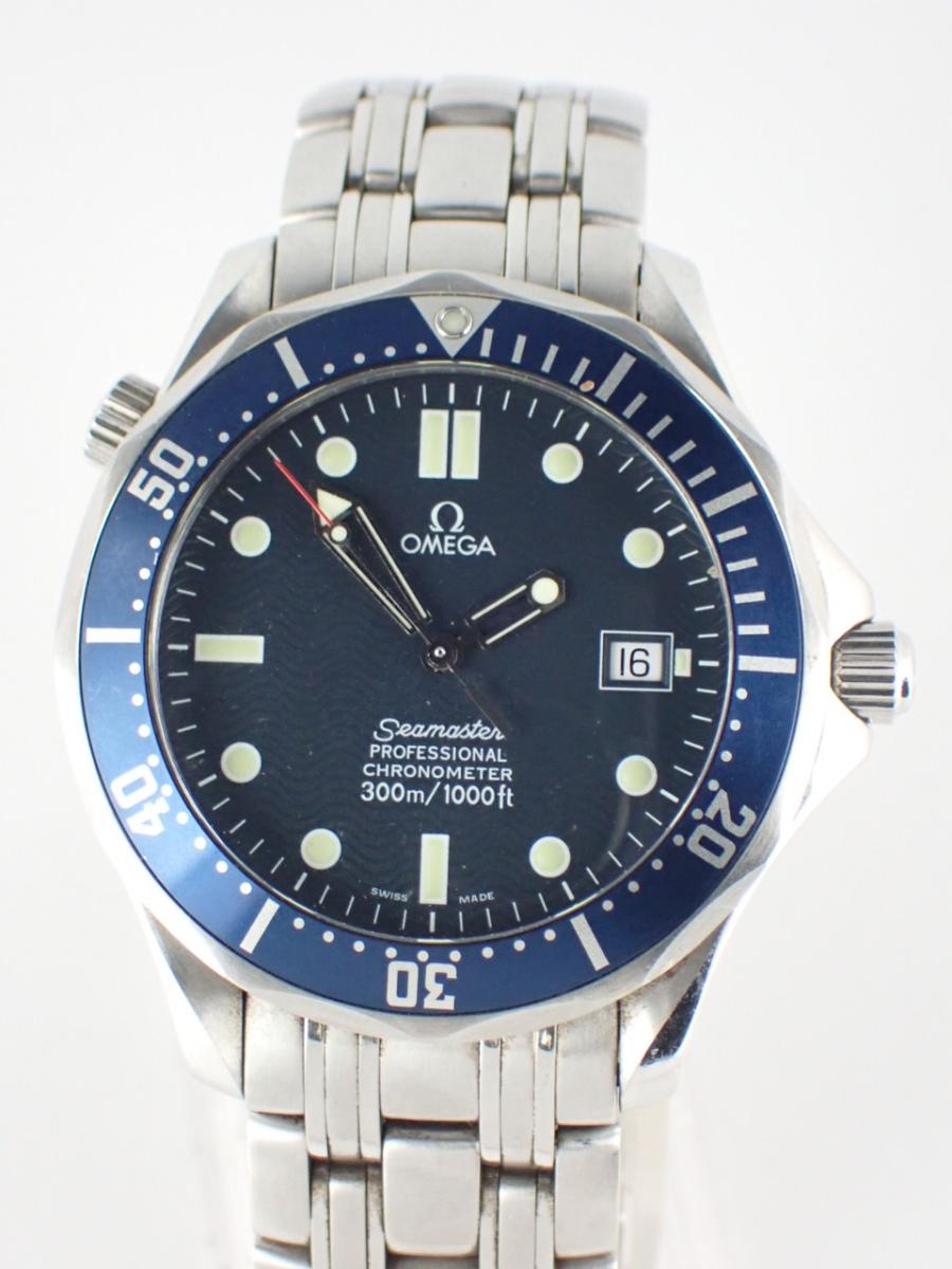 オメガ シーマスター 2531.80 ブルー 41mm径、メンズ(A※傷あり中古)