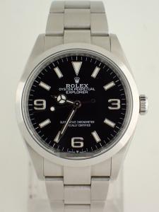 ロレックス エクスプローラー1 124270 A※傷あり中古 内箱、外箱、保証書、コマ