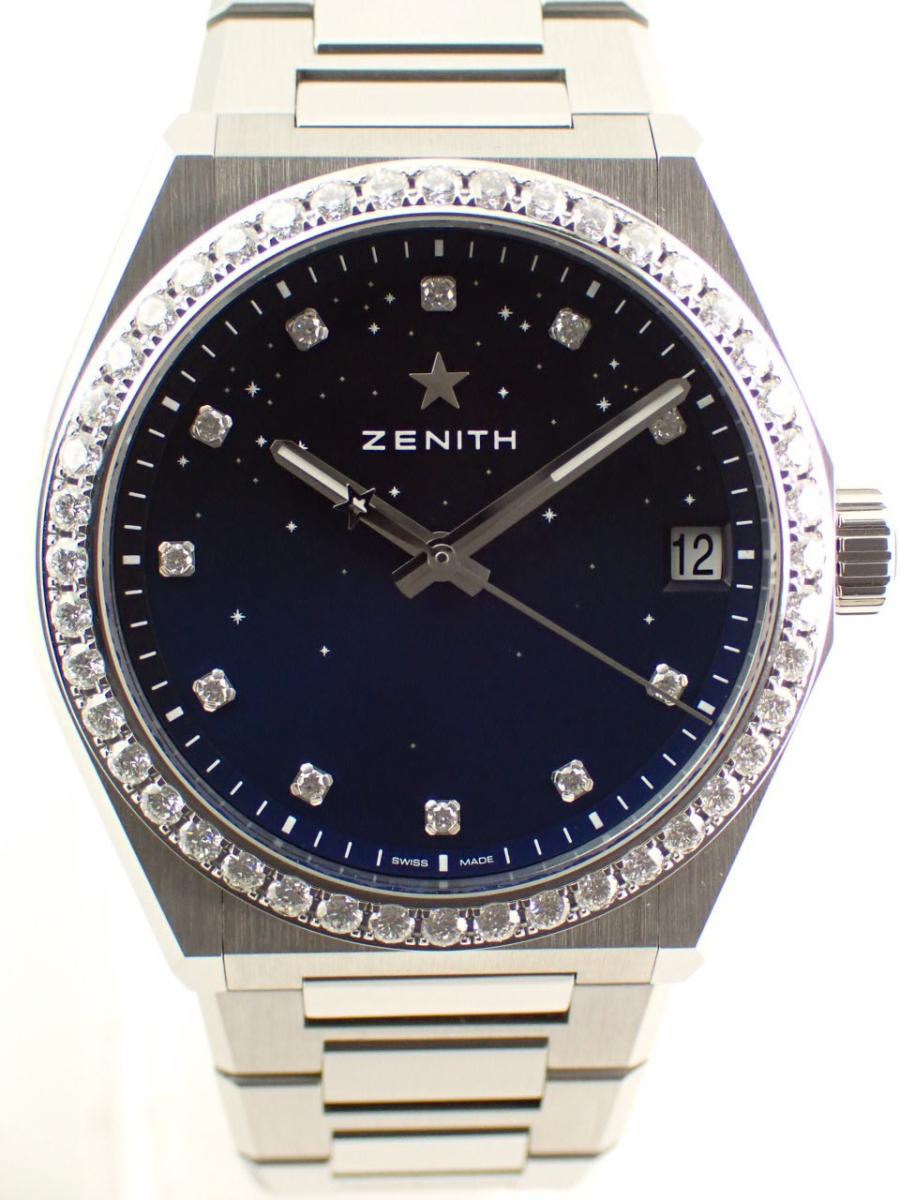 ゼニス デファイ 16.9200.670/01.MI001 グラデーションブルー ダイヤモンド、グラデーションブルー、レディース(NS※新品)