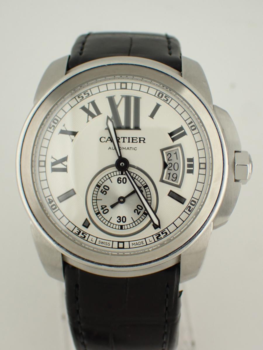 カルティエ カリブル W7100037 シルバー 42mm径、メンズ(A※小傷あり)
