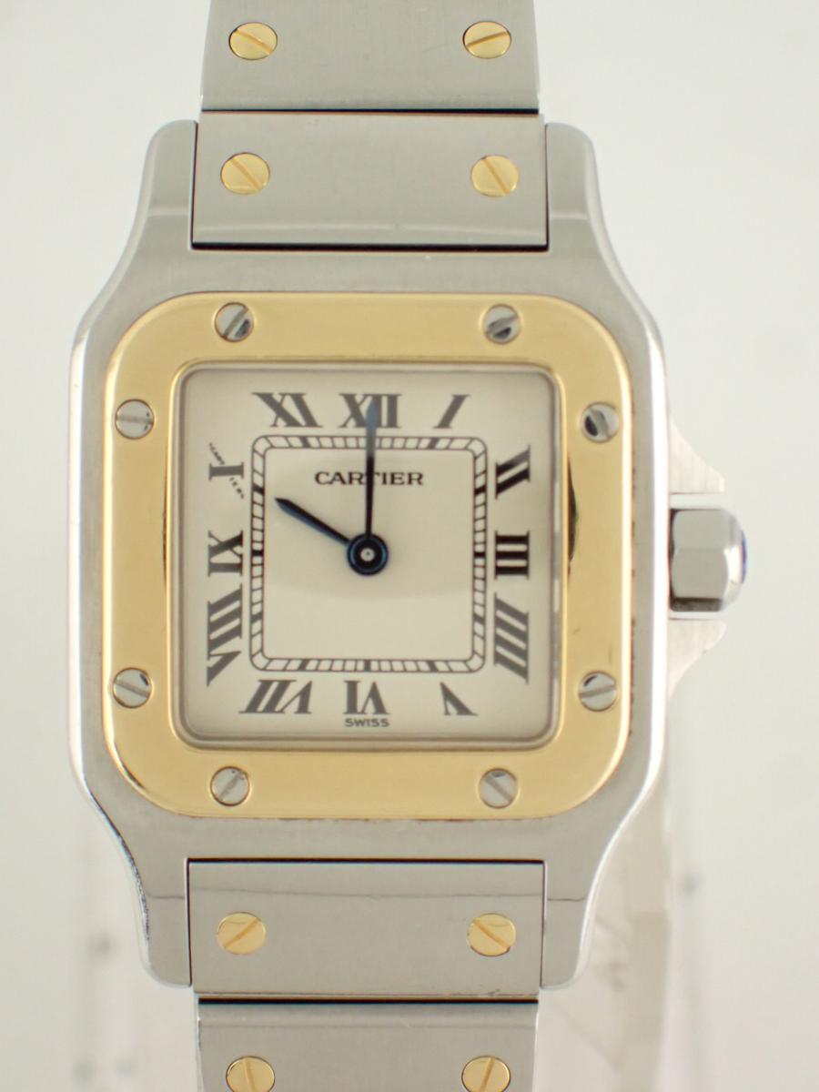 カルティエ サントス W20012C4 シルバー 25mm幅、レディース(AB※全体傷あり、不動)