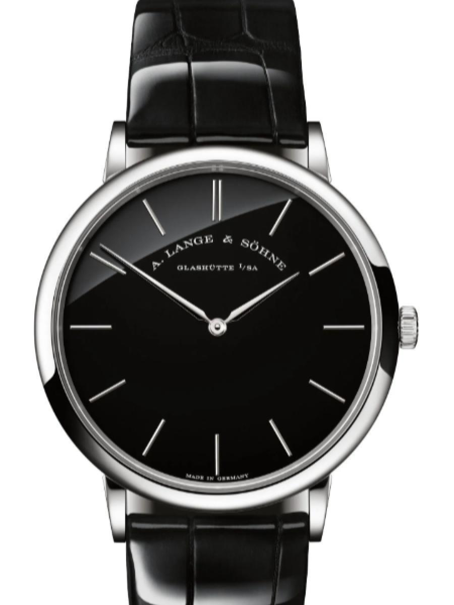 ランゲ＆ゾーネ サクソニア 211.062 ブラック 200本限定　サクソニア・フラッハ プラチナ950 メンズ　40 mm　パワーリザーブ 72 時間　キャリバー L093.1(新品未使用)