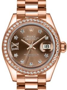 ロレックス レディデイトジャスト 279135RBR 新品未使用 内箱 外箱 保証書