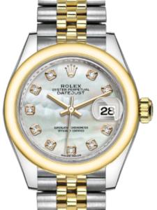 ロレックス レディデイトジャスト 279163-0013 新品未使用 内箱 外箱 保証書