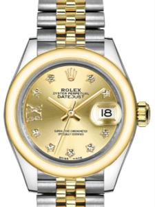 ロレックス レディデイトジャスト 279163-0022 新品未使用 内箱 外箱 保証書