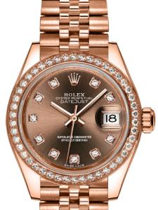 ロレックス レディデイトジャスト 279135rbr-0018 新品未使用 内箱 外箱 保証書