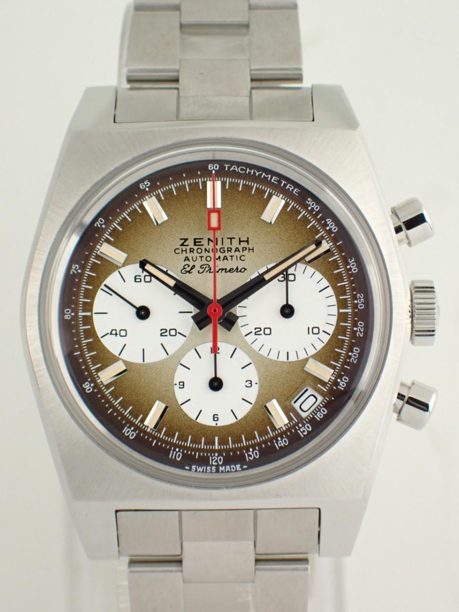 ゼニス クロノマスター 03.A384.400/385.M385 ブラウン 36mm径、メンズ(NS※新品)