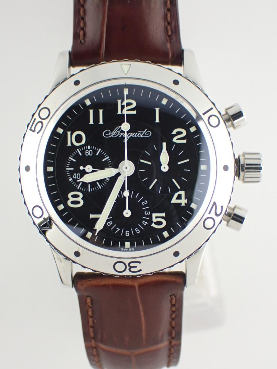 ブレゲ タイプトゥエンティ 3800ST/92/9W6 ブラック 39mm径、メンズ(A※傷あり中古)