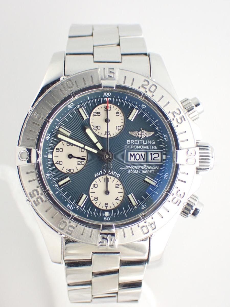 ブライトリング スーパーオーシャン A13340 ブラック Ref.A111C16PRS 44mm径、メンズ(A※傷あり中古)