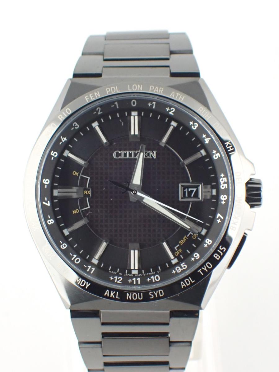 シチズン アテッサ CB0215-51E ブラック 44mm径、メンズ(AAA※ほぼ未使用)