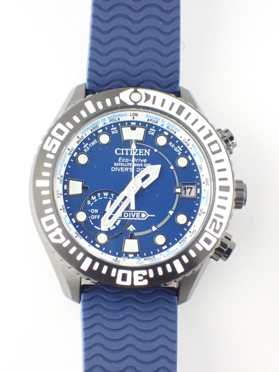 シチズン プロマスター CC5006-06L ブルー 47mm径、メンズ(AA※きれいな中古)