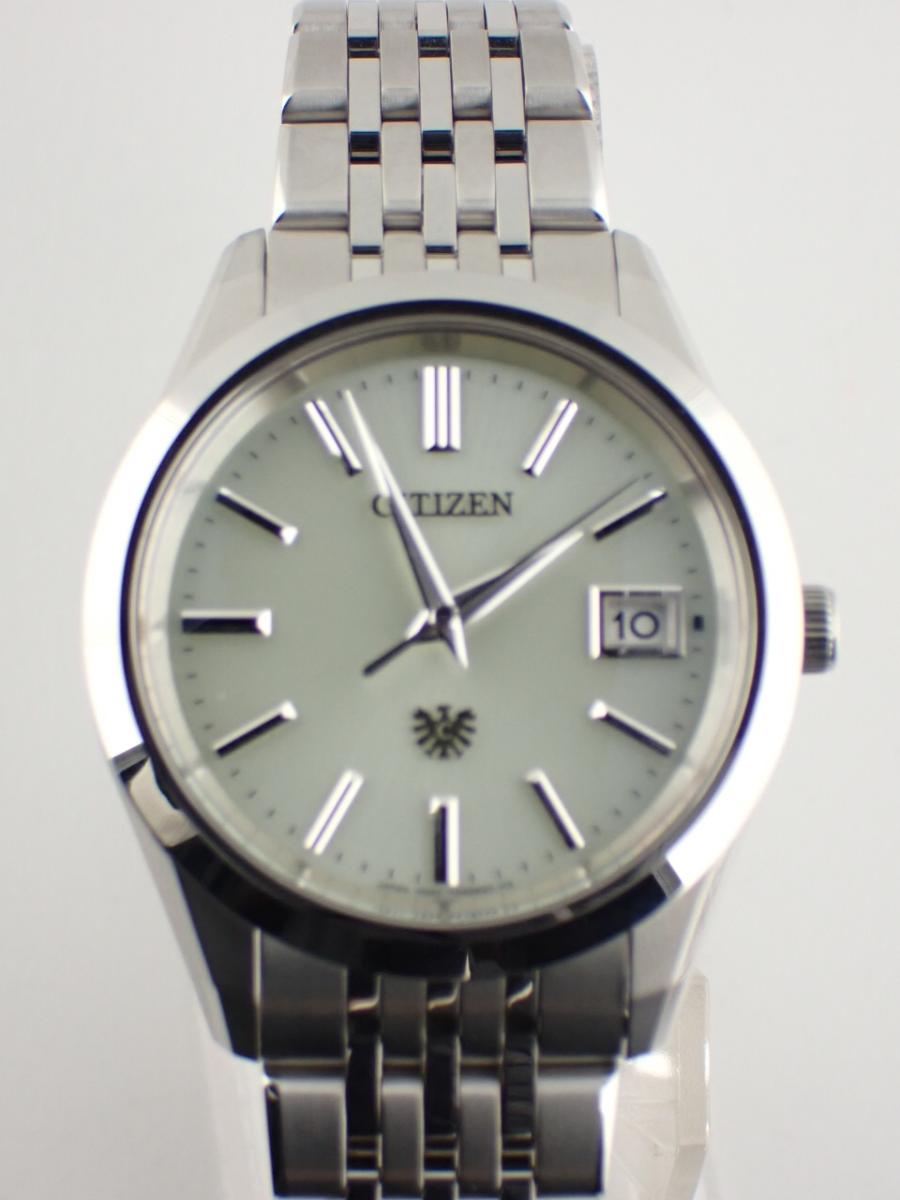 シチズン ザ・シチズン AQ4100-57A シルバー 38mm径、メンズ(AA※中古美品)