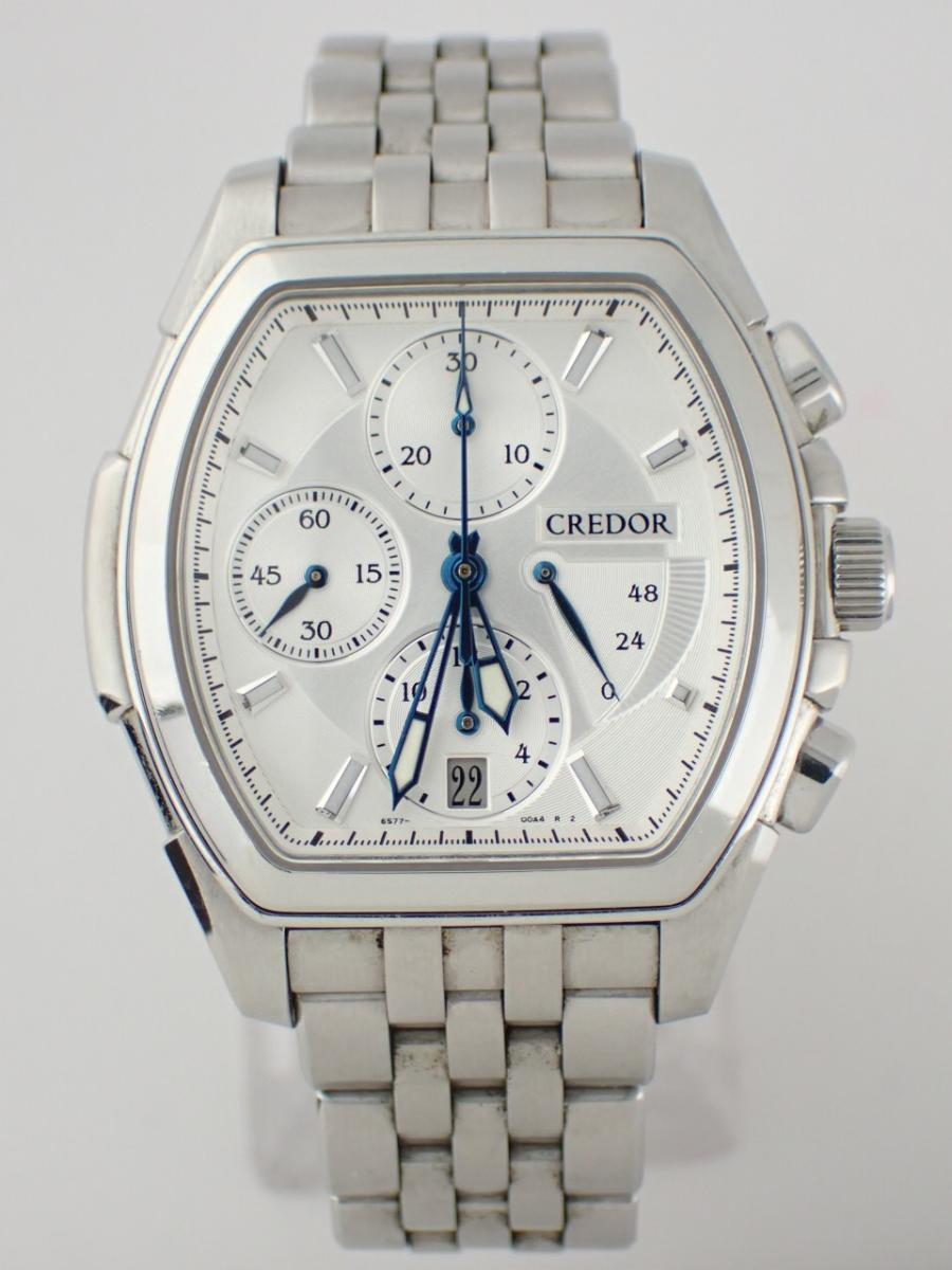 クレドール パシフィーク GCBK993 シルバー 39mm幅、メンズ(B※全体傷)