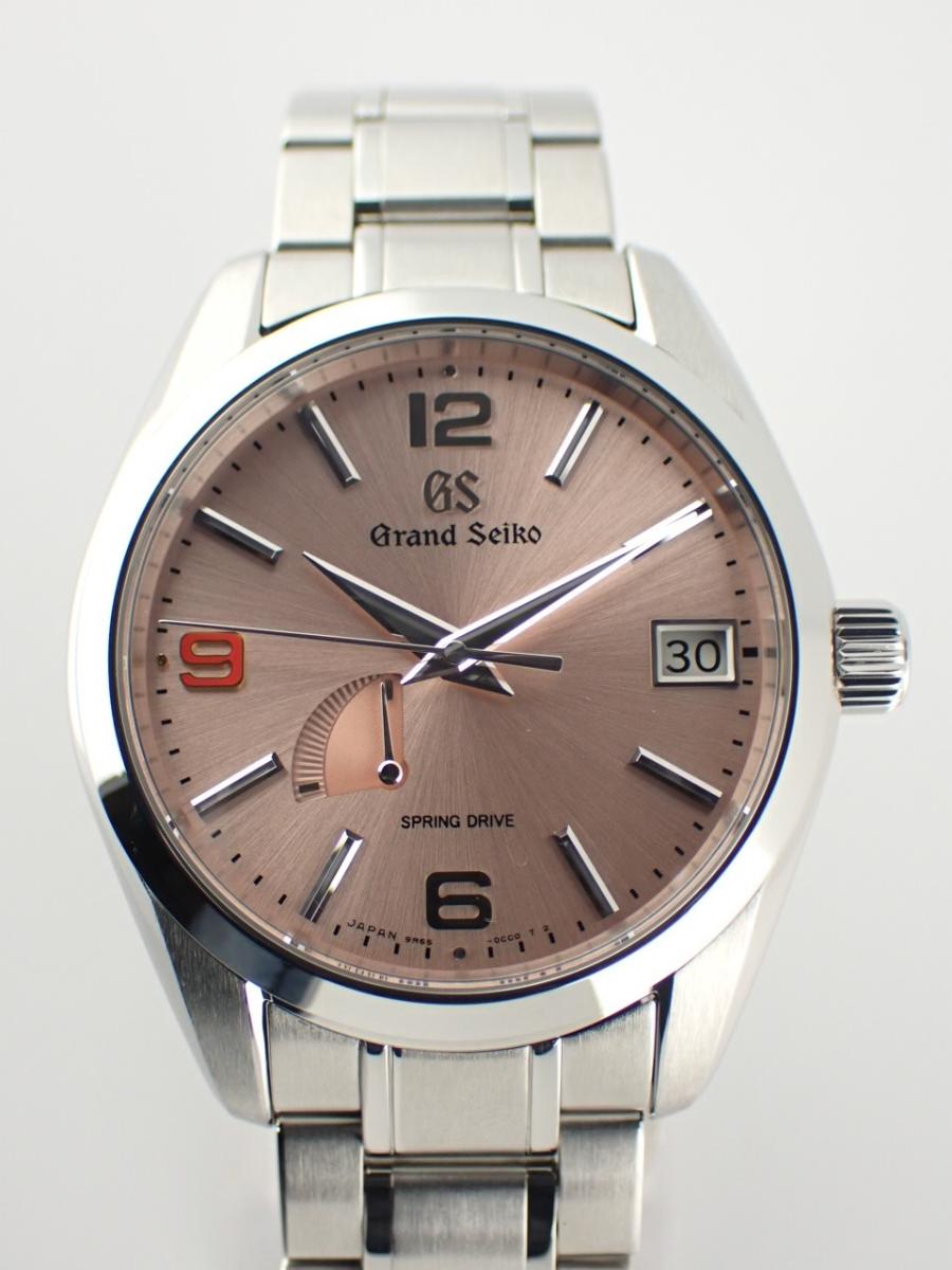 グランドセイコー スプリングドライブ SBGA371 ピンク 40mm径、メンズ、数量限定モデル(AA※中古美品)