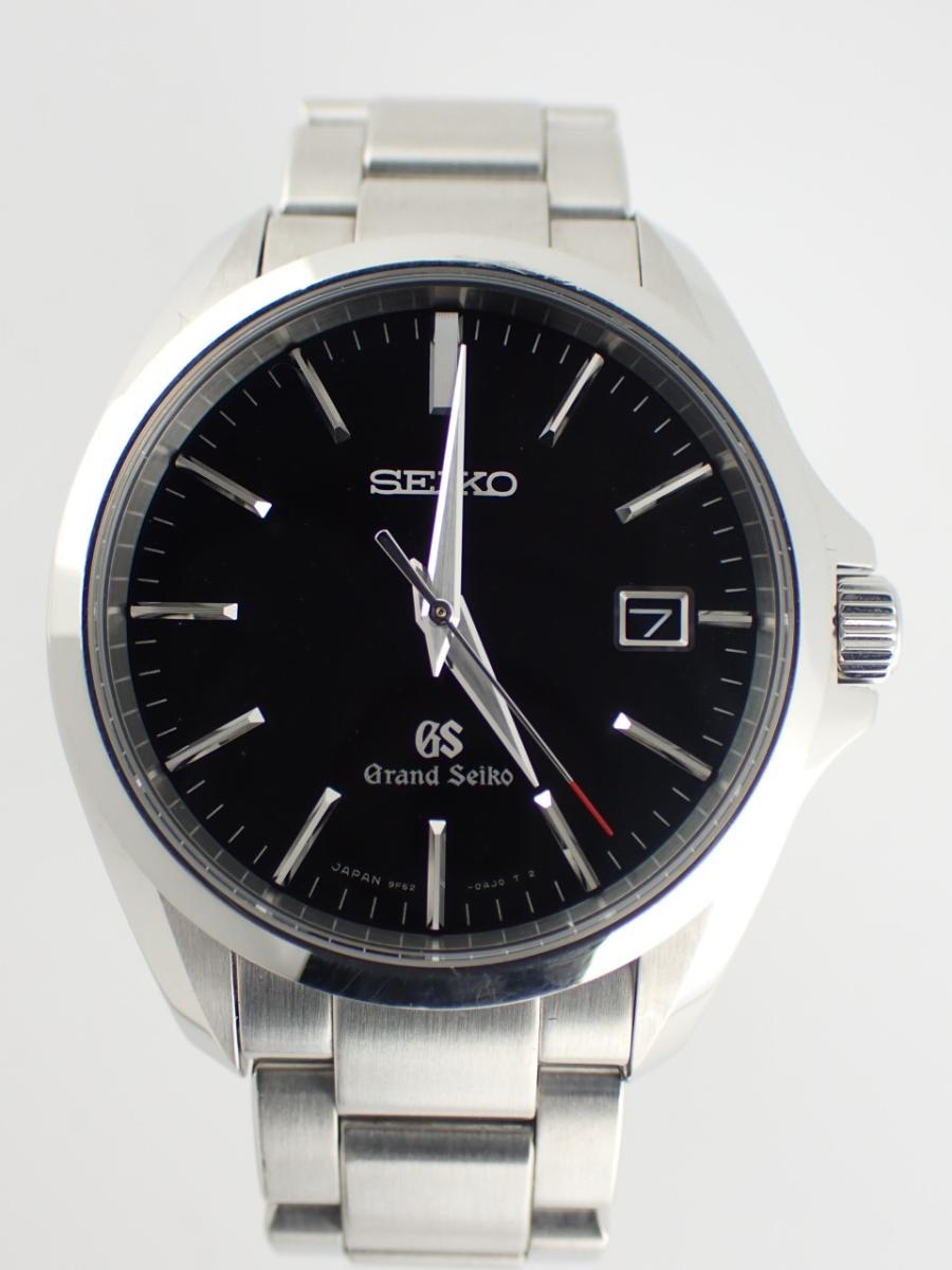 グランドセイコー 9Fクォーツ SBGX083 ブラック 38mm径、メンズ(B※全体傷、不動)