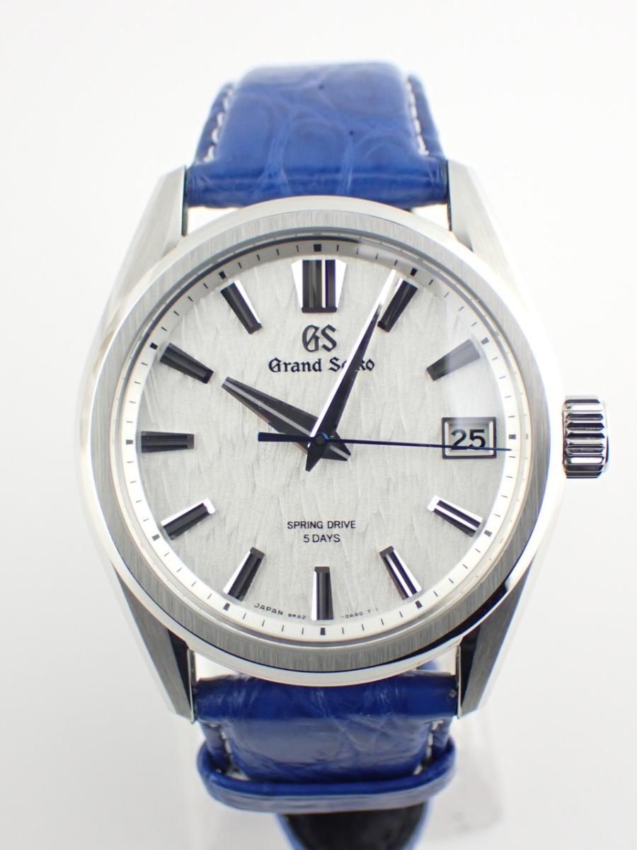 グランドセイコー スプリングドライブ SLGA009 シルバー 40mm径、メンズ(A※傷あり中古)